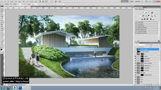 آموزش گام به گام پست پروداکشن در معماری به زبان فارسی