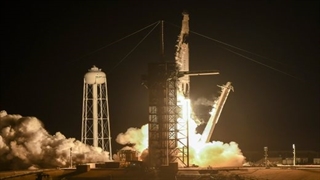 کپسول سرنشین دار شرکت اسپیس ایکس به نام دراگون ساعاتی قبل با موفقیت به فضا ارسال شد