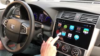 نصب دی وی دی فابریک اندروید و کلید فرمان آریو Z300 - مالتی مدیا - مانیتور