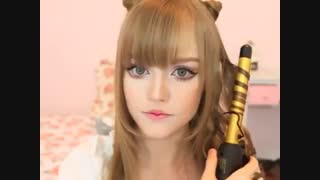 Rare video !!Kotakoti Cat Ears Hairstyle   リボン猫耳ヘアスタイル  =①ω①=