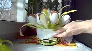 رنگ و تزیین تخم مرغ هفت سین