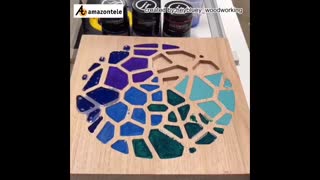 کاربرد رزین اپوکسی در ساخت ساعت دیواری