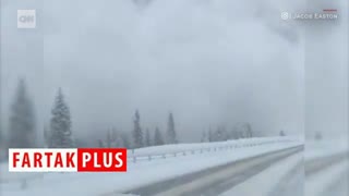 صحنه وحشتناکی که رانندگان در اتوبان با آن روبرو شدند