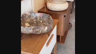 روشویی ترمو و سنگ