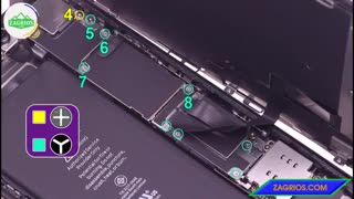 آموزش تعویض تاچ ال سی دی موبایل iphone XR - زاگریوس