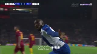 گل دوم پورتو به آ اس رم توسط مارگا