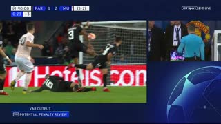 خلاصه دیدار پاری‌سن‌ژرمن 1_3 منچستر یونایتد (دور برگشت مرحلۀ یک‌هشتم نهایی لیگ قهرمانان اروپا)