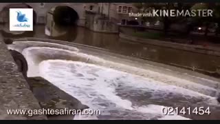 پل معروفی در شهر باث