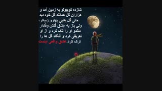 عکس نوشته شازده کوچولو با آهنگ