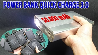 ساخت پاوربانک با باتری مکبوک