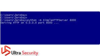استفاده از وب سرور پایتون