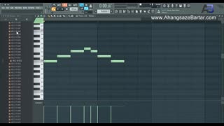 آموزش رایگان آهنگسازی -  ربع پرده کردن نت ها در اف ال استودیو