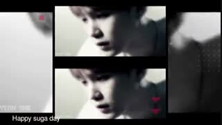 Happy suga day تولد مبارک یونگی