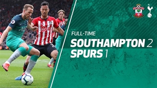 خلاصۀ دیدار ساوت‌همپتون 2_1 تاتنهام (هفتۀ سی‌ام لیگ برتر انگلیس)