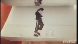 نقاشی متحرک مایکل جکسون فوق العادست.........