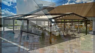 حقانی 09380039391 - سقف تاشو رستوران - پوشش بازشو رستوران سنتی