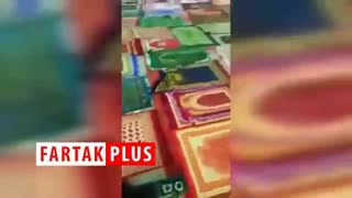 اهانت یک نظامی صهیونیست به مصلای باب الرحمه در مسجدالاقصی