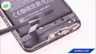 آموزش تعویض باتری موبایل Xiaomi Redmi Note 6 Pro - زاگریوس