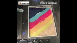 کاربرد رزین اپوکسی در تزیین سینی