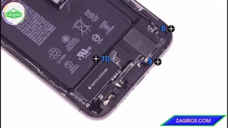 آموزش تعویض باتری موبایل iphone Xs - زاگریوس
