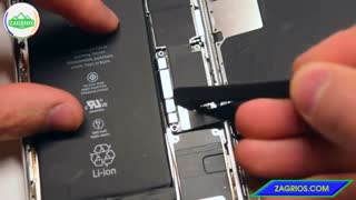 آموزش تعویض باتری موبایل iphone 8 Plus - زاگریوس