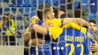 گل اول النصر به ذوب آهن توسط جولیانو