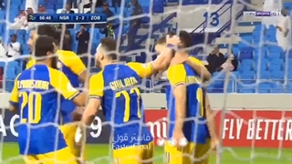 گل دوم النصر به ذوب آهن توسط حمدالله