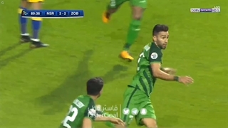 گل سوم ذوب آهن به النصر توسط ارسلان مطهری
