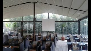 09380039391 حقانی - سقف اتوماتیک باغ رستوران -سقف متحرک باغ تالار