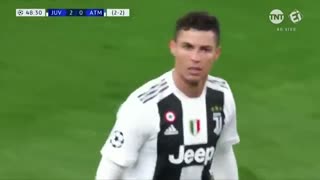 خلاصه بازی یونتوس و اتلتیکو مادرید و هتریک رونالدو