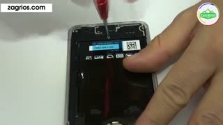آموزش تعویض فلت شارژ موبایل LG G6 - زاگریوس