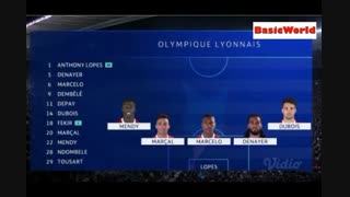 خلاصه دیدار بارسلونا 5_1 المپیک لیون (مرحله 1/8 نهایی لیگ قهرمانان اروپا)