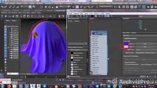 آموزش رایگان ساخت متریال پارچه در تری دی مکس