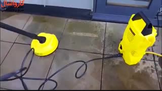 شست و شوی خانه با کارواش خانگی کارچر ۱۱۰ بار مدل K2 Compact Car and Home