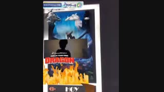 پوستر سه بعدی سفر با اژدها