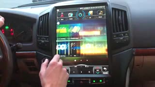 نصب دی وی دی فابریک اندروید 16 اینچ تویوتا لندکروز2011 - مالتی مدیا - مانیتور