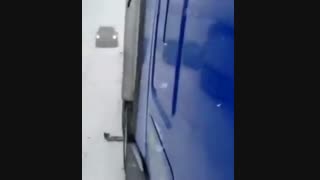 تصادف زنجیرهای امروز در نزدیکی های کانزاس در آمریکا !