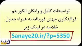 کد الگوریتم جهش قورباغه PPT و PDF