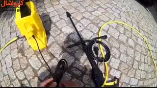 آنباکینگ کامل کارواش خانگی کارچر ۱۱۰ بار مدل K2 basic