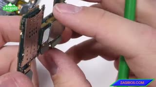 آموزش باز کردن تمام قطعات موبایل Samsung galaxy S10 - زاگریوس