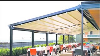 حقانی 09380039391 -سقف تاشو باغ تالار -  پوشش برقی باغ رستوران