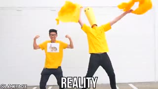 (K-POP WITH ZERO BUDGET! (BTS - IDOL کاور بسیار خنده دار Idol از جاستین و آدام