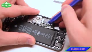 آموزش تعویض باتری موبایل Iphone SE - زاگریوس