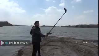 آبگیری تالاب گواب در خوسف بیرجند بعد از 17 سال