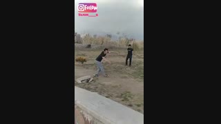 حرکت  پیچ وارو با استایل خفن _  پارکور و فری رانینگ2019