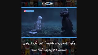 انیمیشن چگونه اژدهای خود را تربیت کنیم یکی ار بهترین انیمیشن دریم ورکس است