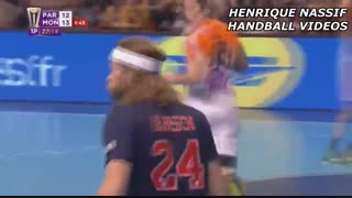 دیدار تیم های پاری سن ژرمن و مون پلیه در فینال جام اتحادیه هندبال فرانسه 2019