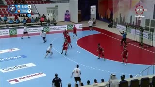 دیدار تیم های الصدقه لبنان و دراگون چین در قهرمانی باشگاه های هندبال آسیا2019