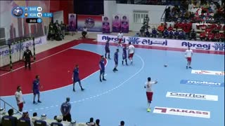 دیدار تیم های بر بر بحرین و الکویت کویت در قهرمانی هندبال باشگاه های  آسیا2019