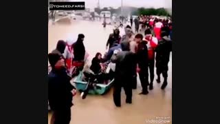 کمک فوری به گلستان.آق قلا زیرآب